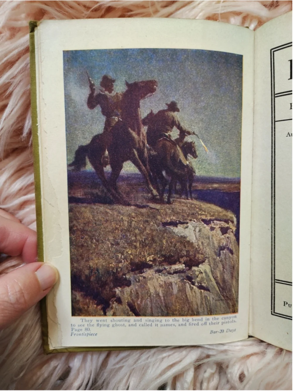 Bar-20 Days by Clarence E. Mulford 1911 Hardcover NO Dustcover Pictures Vibrant